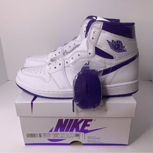 Jordan 1 Retro High Court Purple W Shoes CD0461-151